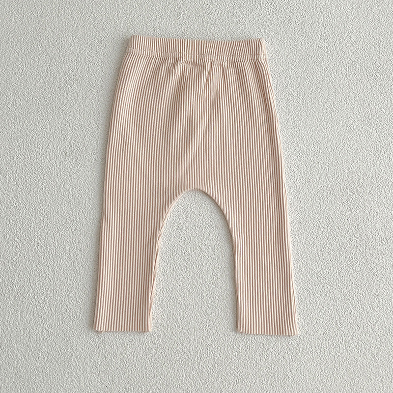 Solid Color Soft Cotton Comfy Leggings-5